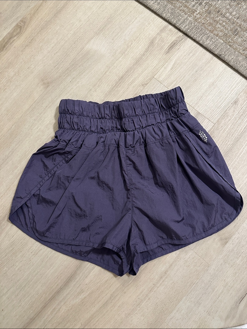 FP Movement by Free People Deep Purple High-Rise Athletic Shorts